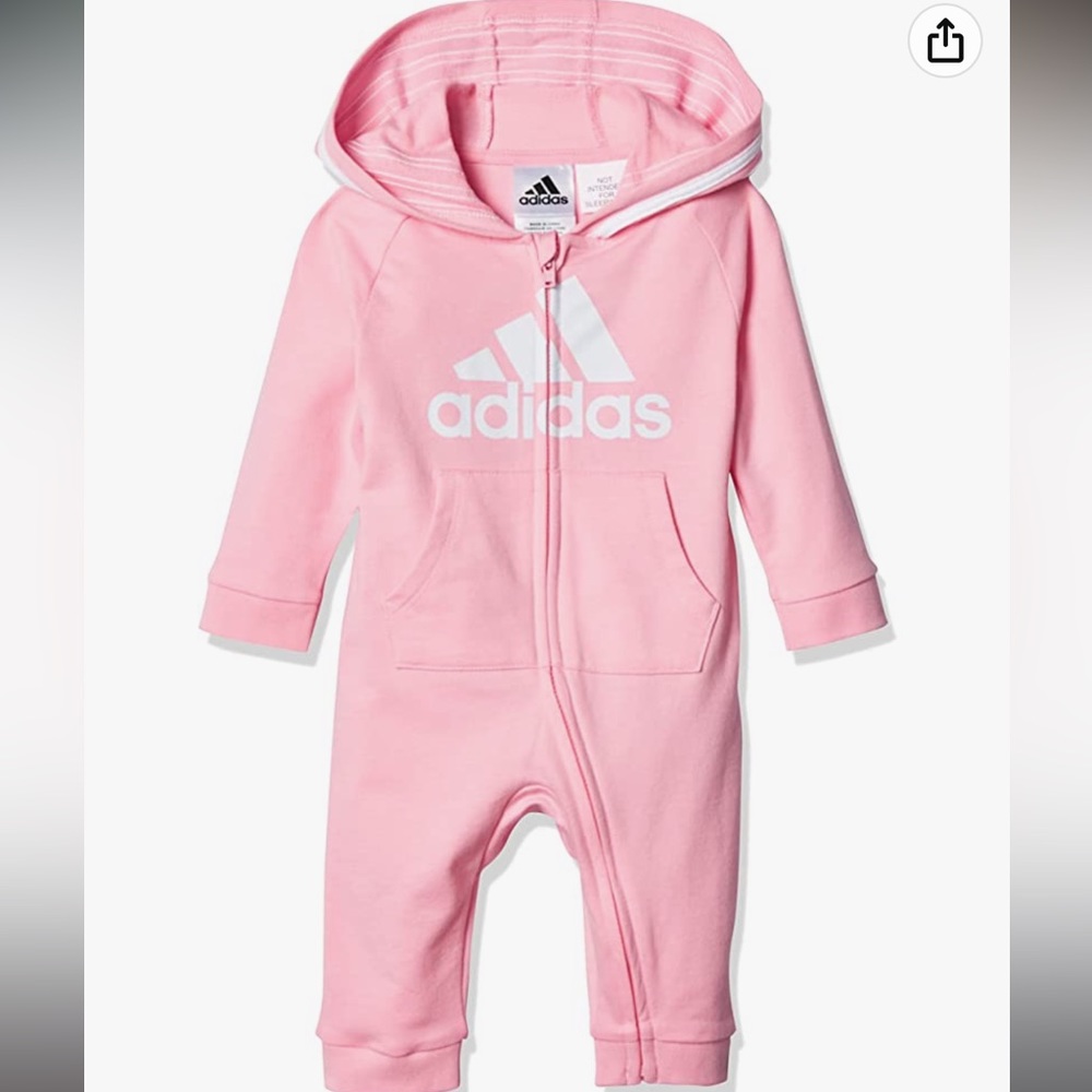 Adidas baby tracksuit onesie